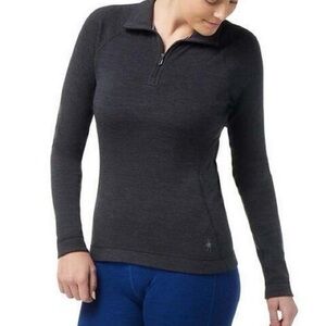 Women's Smartwool Classic Thermal Merino Boxed Long Sleeve 1/4 Zip Base Layer